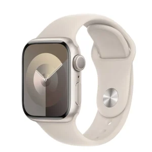 Apple Watch Series 9 - 41mm - GPS - Starlight Aluminum Case - Starlight Sport Band - S/M